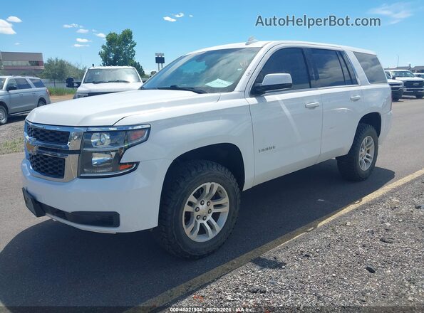 1GNSKEEC8LR128741 2020 CHEVROLET TAHOE White Przód lewy