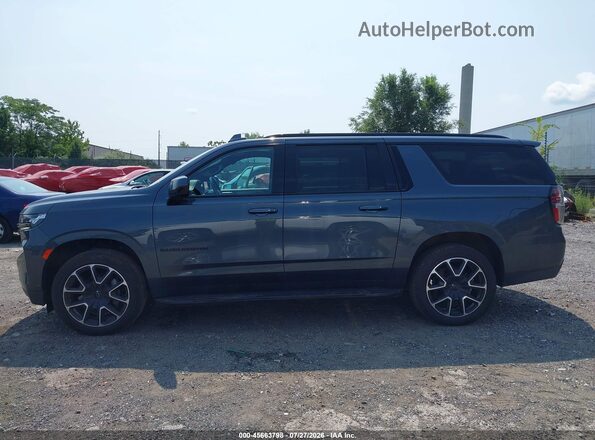 1GNSKEKD2MR422747 2021 CHEVROLET SUBURBAN Серый Панорамный вид салона 360°