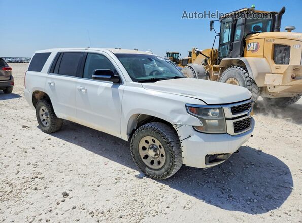 1GNSKFEC0HR267596 2017 CHEVROLET TAHOE Белый Передняя правая четверть