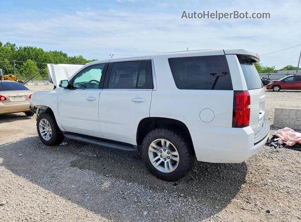 1GNSKFEC1JR162555 2018 CHEVROLET TAHOE White უკანა მარცხენა