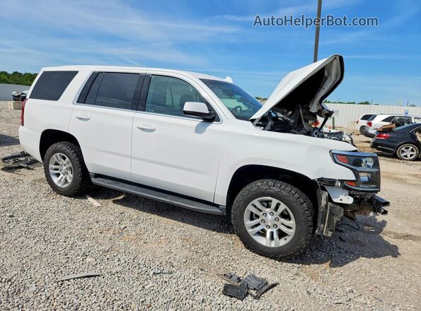 1GNSKFEC1JR162555 2018 CHEVROLET TAHOE White წინა მარჯვენა