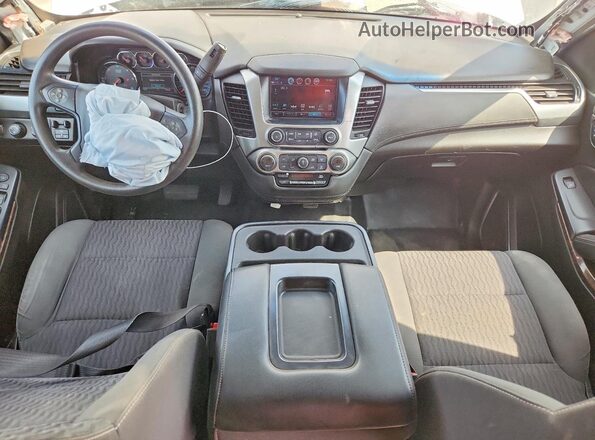 1GNSKFEC1JR162555 2018 CHEVROLET TAHOE White წინა პანელის ხედი