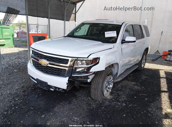 1GNSKFEC4LR236747 2020 CHEVROLET TAHOE White Przód lewy