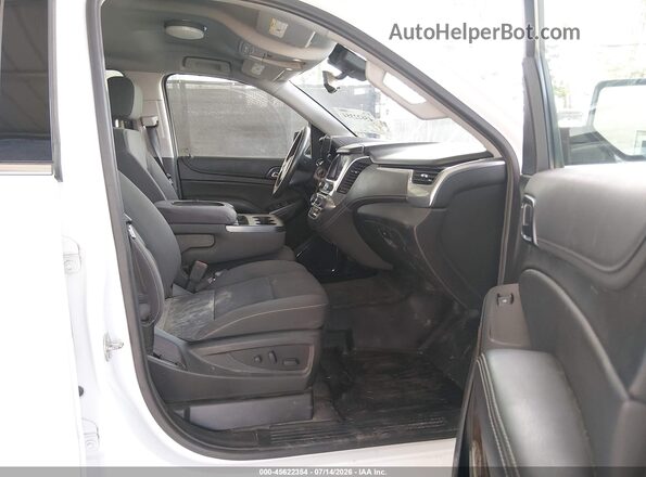 1GNSKFEC4LR236747 2020 CHEVROLET TAHOE White Widok wnętrza z przodu