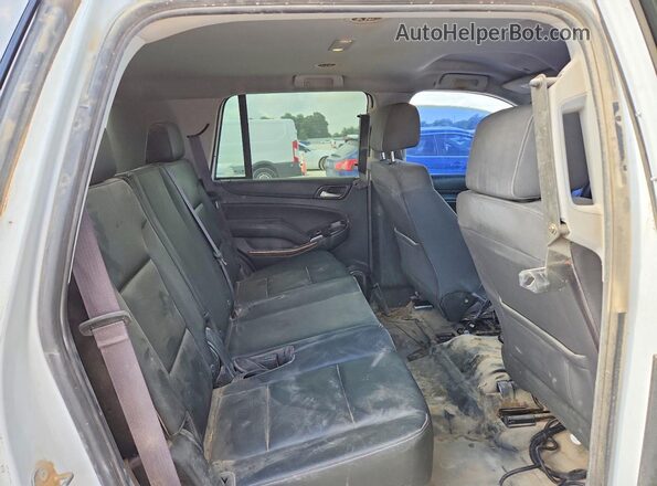 1GNSKFEC5HR268792 2017 CHEVROLET TAHOE White უკანა სავარძლების ხედი