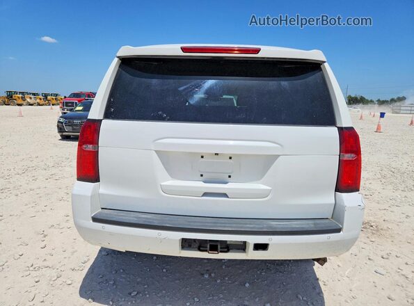 1GNSKFEC5KR122948 2019 CHEVROLET TAHOE White Вид ззаду