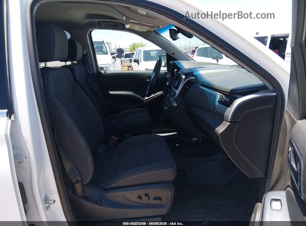 1GNSKFECXJR302361 2018 CHEVROLET TAHOE White Вид салону спереду