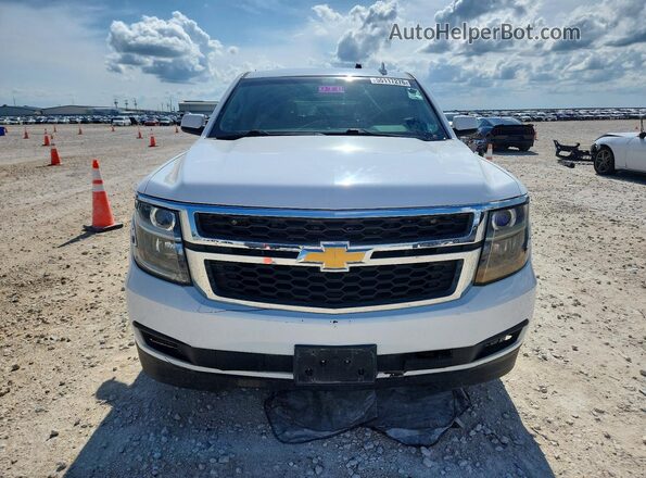 1GNSKFECXJR344755 2018 CHEVROLET TAHOE White Вид спереду