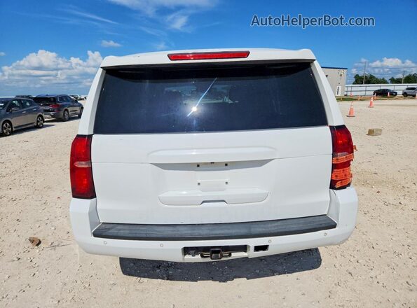 1GNSKFECXJR344755 2018 CHEVROLET TAHOE White Вид ззаду