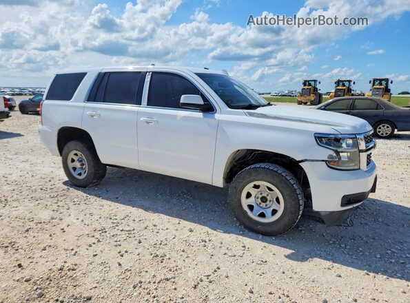 1GNSKFECXJR344755 2018 CHEVROLET TAHOE White Передня права чверть