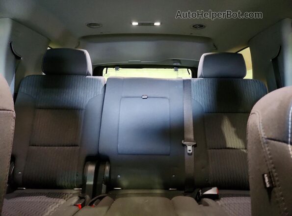 1GNSKFKC9LR189378 2020 CHEVROLET TAHOE Black Vista de los asientos traseros