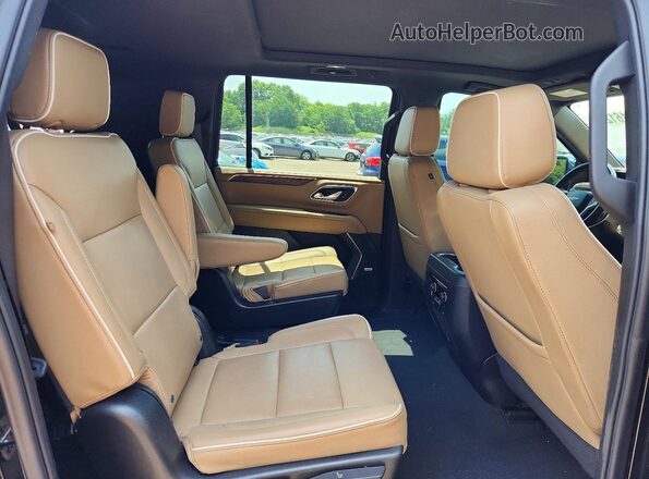 1GNSKFKD1PR164845 2023 CHEVROLET SUBURBAN Black Vista interior trasera
