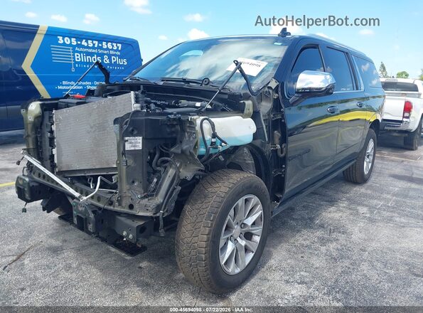 1GNSKFKD3PR277079 2023 CHEVROLET SUBURBAN Black წინა მარცხენა ხედი სამი მეოთხედიდან