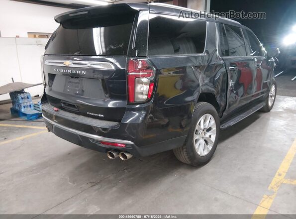 1GNSKFKD4PR552121 2023 CHEVROLET SUBURBAN Black Tył prawy