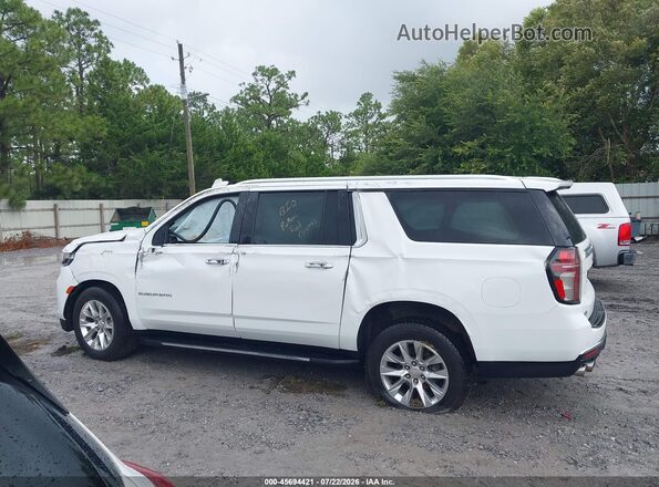 1GNSKFKD8MR336235 2021 CHEVROLET SUBURBAN White Vista interior trasera