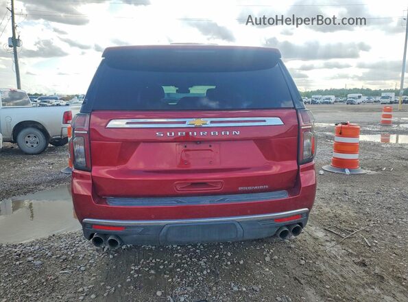 1GNSKFKD9PR176600 2023 CHEVROLET SUBURBAN Red Rear view