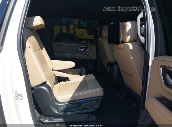 1GNSKFKDXPR123176 2023 CHEVROLET SUBURBAN White Widok naklejki z numerem VIN