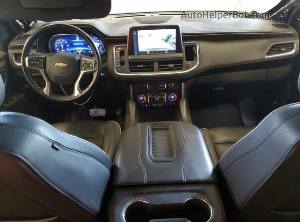 1GNSKFKDXPR254303 2023 CHEVROLET SUBURBAN Черный Вид панели приборов