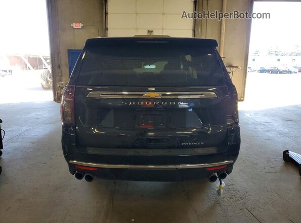 1GNSKFKDXPR254303 2023 CHEVROLET SUBURBAN Черный Вид сзади