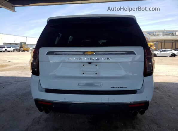 1GNSKFKDXPR389314 2023 CHEVROLET SUBURBAN Белый Вид сзади