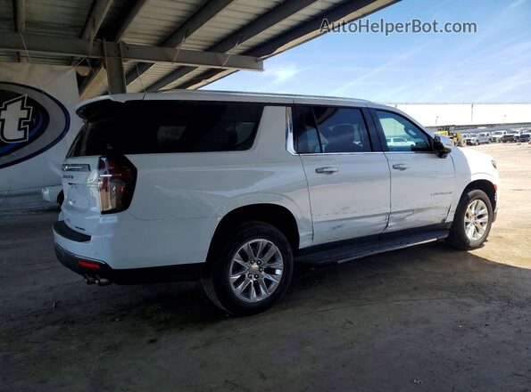 1GNSKFKDXPR389314 2023 CHEVROLET SUBURBAN Белый Задняя правая четверть