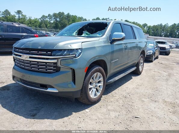 1GNSKFKDXPR551538 2023 CHEVROLET SUBURBAN Gray წინა მარცხენა ხედი სამი მეოთხედიდან