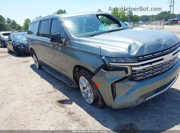 1GNSKFKDXPR551538 2023 CHEVROLET SUBURBAN Gray წინა ხედი