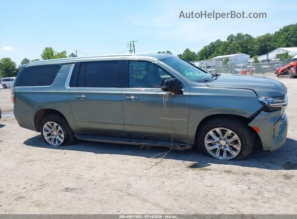1GNSKFKDXPR551538 2023 CHEVROLET SUBURBAN Gray უკანა სალონის ხედი