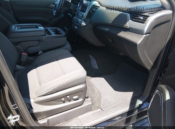 1GNSKGEC6JR310222 2018 CHEVROLET SUBURBAN Black Widok wnętrza z przodu