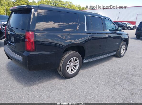 1GNSKGEC6JR310222 2018 CHEVROLET SUBURBAN Black Tył prawy