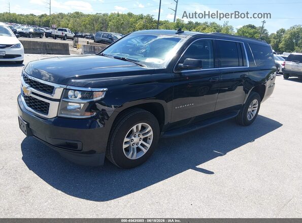 1GNSKGEC6JR310222 2018 CHEVROLET SUBURBAN Black Przód lewy