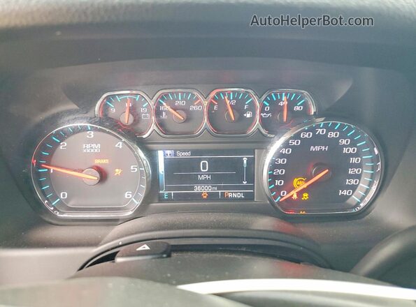 1GNSKHKC0LR268448 2020 CHEVROLET SUBURBAN White Instrument cluster view
