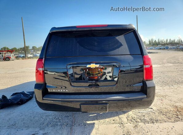 1GNSKHKC2JR169580 2018 CHEVROLET SUBURBAN Черный Вид сзади