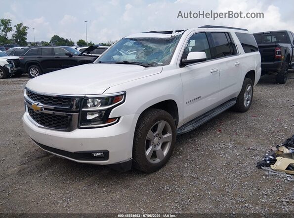 1GNSKHKC2JR281392 2018 CHEVROLET SUBURBAN White Vista tres cuartos delantera izquierda