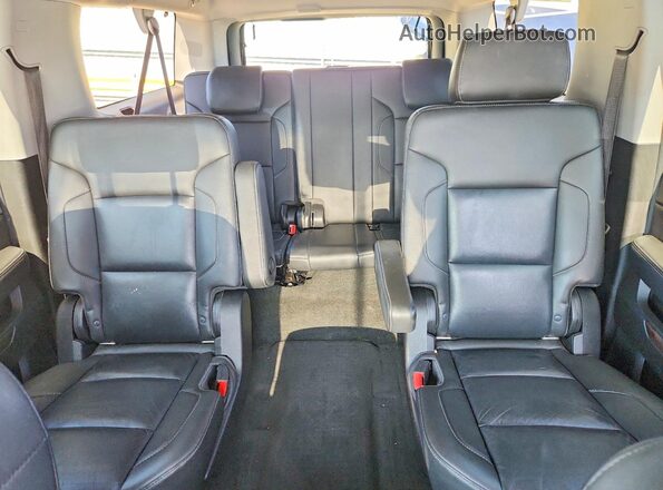1GNSKHKC2JR296149 2018 CHEVROLET SUBURBAN Gray Rear seats view