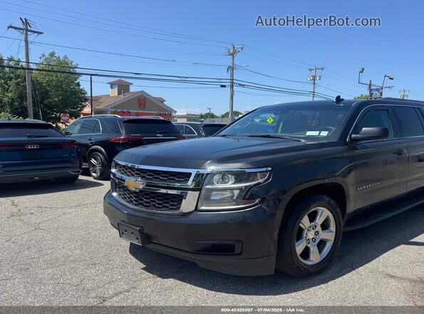 1GNSKHKC4JR238205 2018 CHEVROLET SUBURBAN Black Առջևի ձախ երեք քառորդ տեսարան