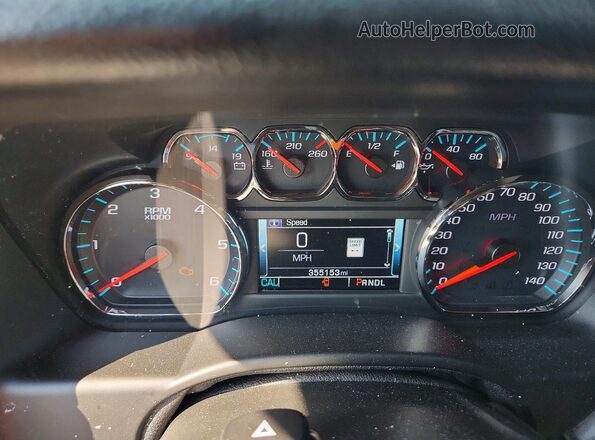 1GNSKHKC6LR136598 2020 CHEVROLET SUBURBAN Black Widok zestawu wskaźników