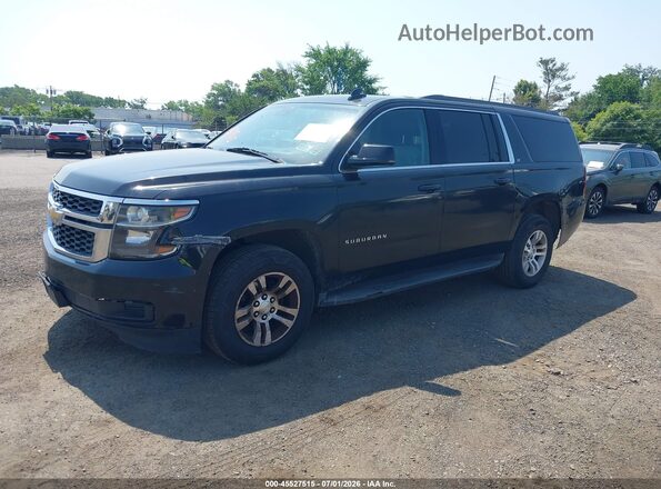 1GNSKHKC7GR165940 2016 CHEVROLET SUBURBAN Black Передня ліва чверть