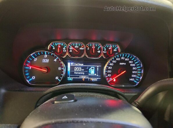 1GNSKHKC7JR172894 2018 CHEVROLET SUBURBAN Black Vista del cuadro de instrumentos