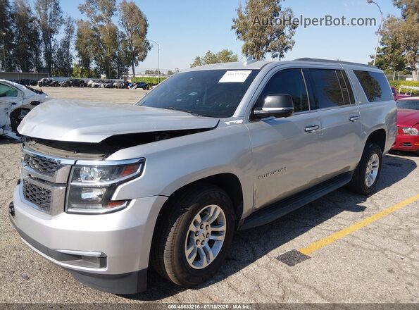 1GNSKHKC8HR204522 2017 CHEVROLET SUBURBAN Silver Front left