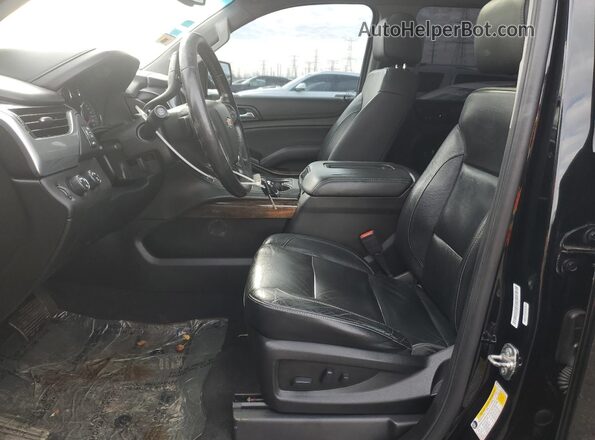 1GNSKHKC8LR255494 2020 CHEVROLET SUBURBAN Черный Вид салона спереди