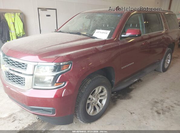 1GNSKHKC9HR180246 2017 CHEVROLET SUBURBAN Red Vista tres cuartos delantera izquierda