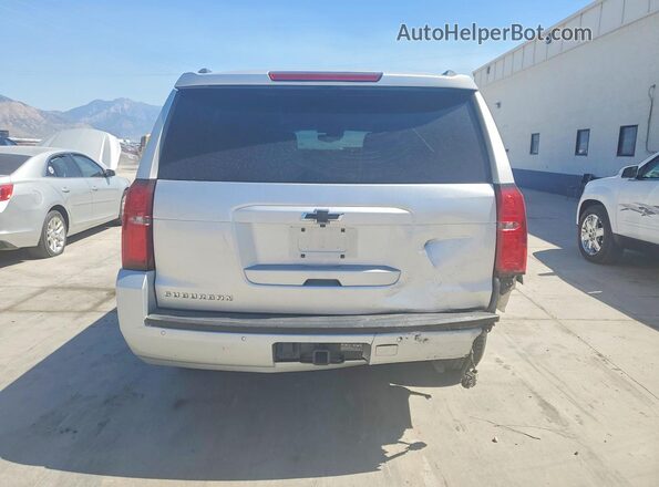 1GNSKHKC9JR214322 2018 CHEVROLET SUBURBAN Silver Widok z tyłu