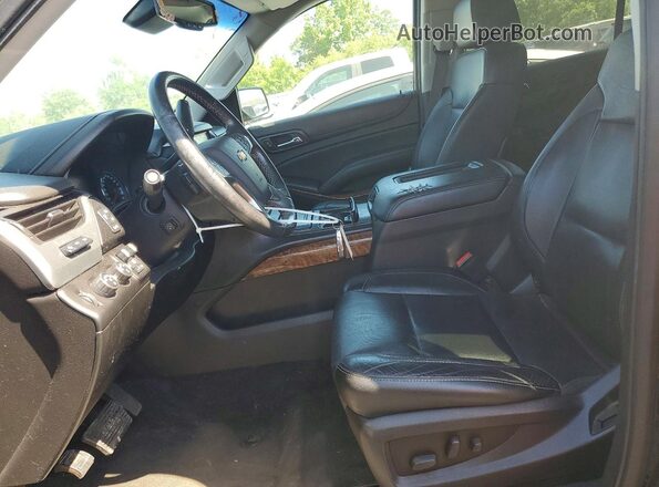 1GNSKJKC2GR103546 2016 CHEVROLET SUBURBAN Black წინა სალონის ხედი