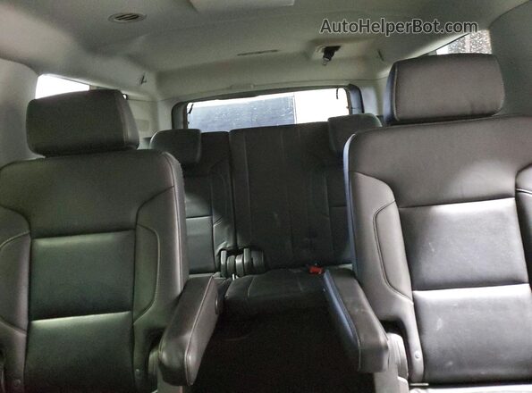 1GNSKJKC2GR103546 2016 CHEVROLET SUBURBAN Black უკანა სავარძლების ხედი