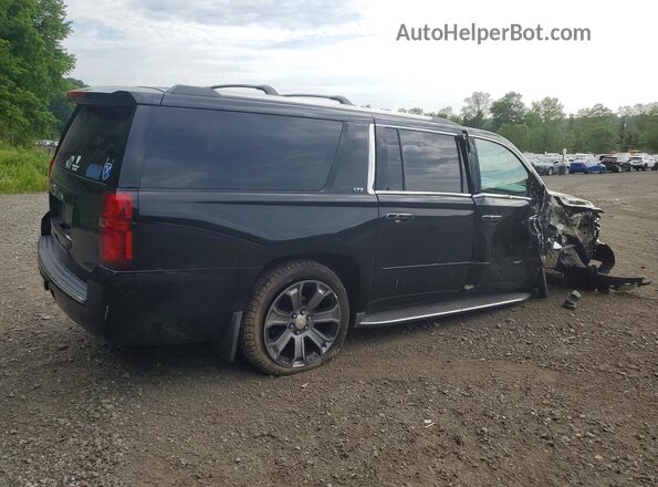 1GNSKJKC3GR232105 2016 CHEVROLET SUBURBAN Black უკანა მარჯვენა