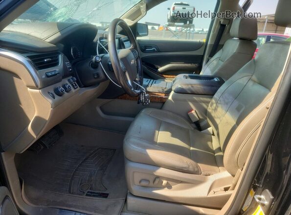 1GNSKJKC3JR320773 2018 CHEVROLET SUBURBAN Black წინა სალონის ხედი