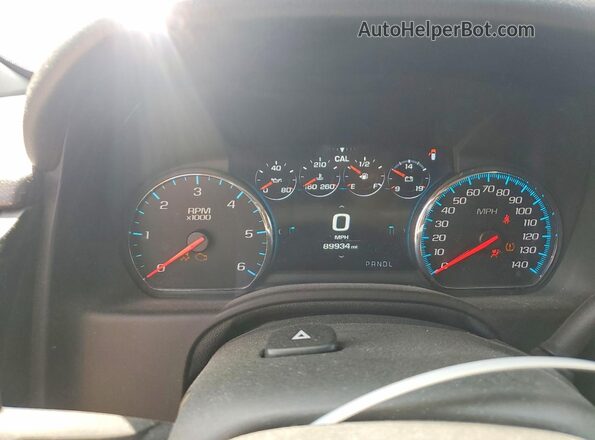 1GNSKJKJ5LR143970 2020 CHEVROLET SUBURBAN Black ხელსაწყოთა პანელის ხედი