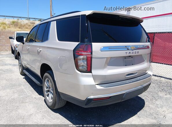 1GNSKLED0NR230700 2022 CHEVROLET TAHOE Champagne Rear left
