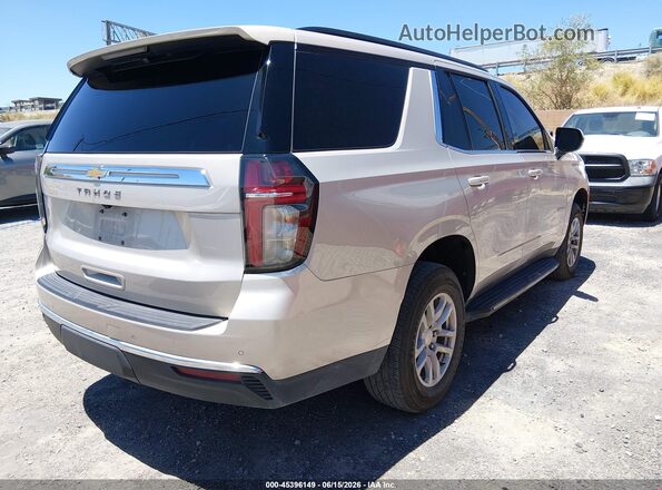 1GNSKLED0NR230700 2022 CHEVROLET TAHOE Champagne Rear right